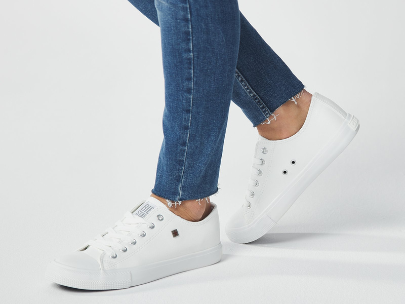 Pánské tenisky z ekologické kůže - Big Star V174347, bílé