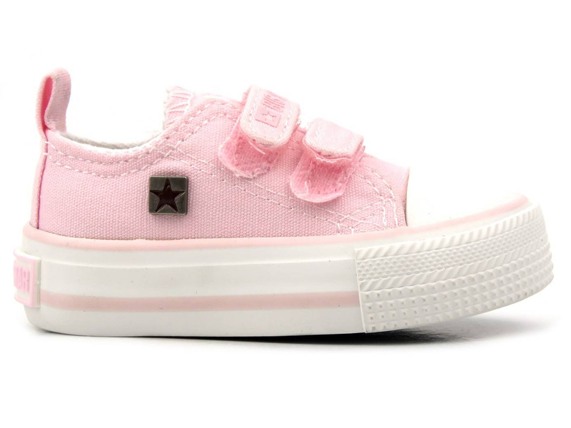 Dětské tenisky na suchý zip - Big Star HH374203, růžové