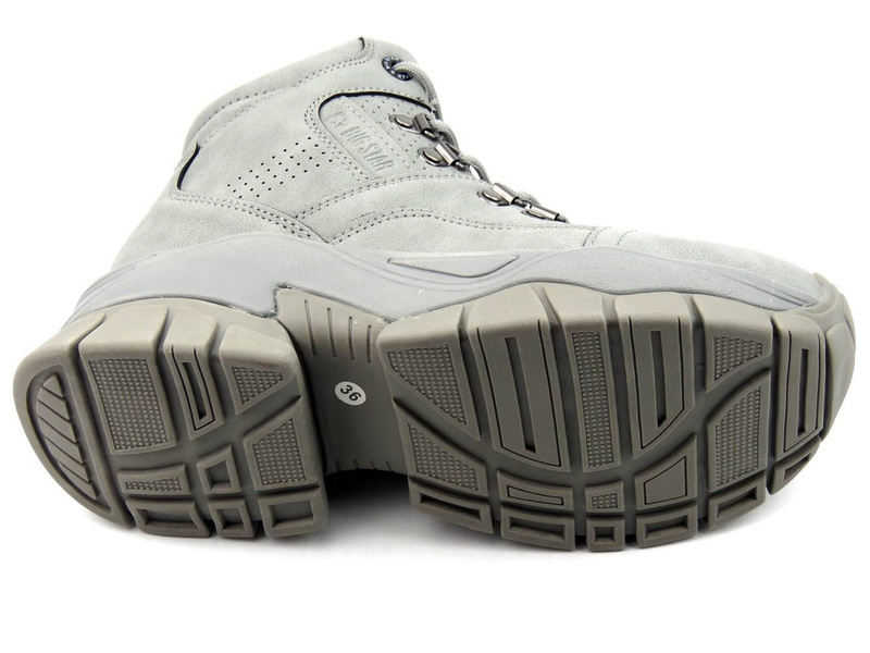 Dámské sněhule, zimní trekové boty - BIG STAR II274330, šedé