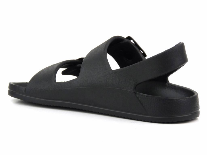 Lehké dámské pěnové sandály s přezkami - Big Star LL274745, černé