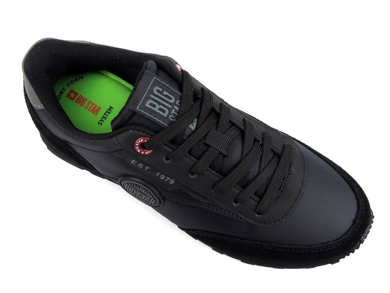 Sportovní obuv, dámské tenisky BIG STAR Memory Foam HH274528, černá