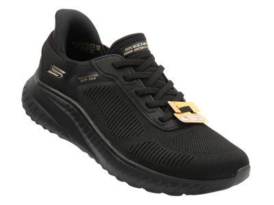Dámské sportovní boty, černé tenisky Skechers 117497