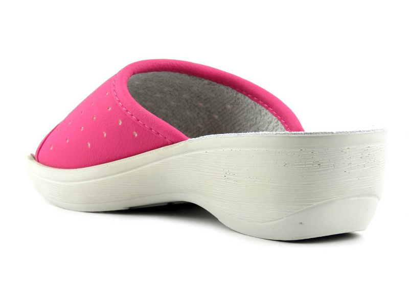 Dámské žabky s prolamovaným svrškem - INBLU PL-45, růžové