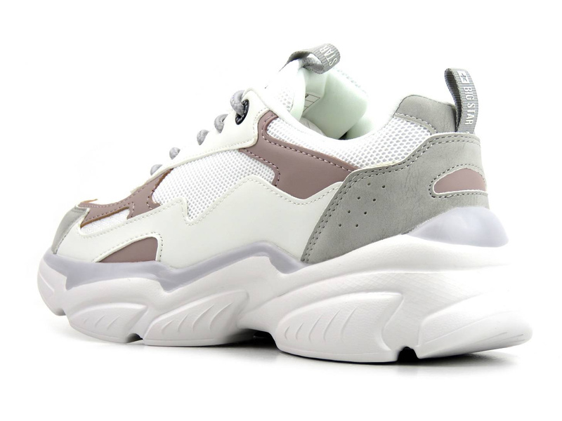 Sportovní obuv, dámské tenisky BIG STAR Memory Foam HH274255, bílá