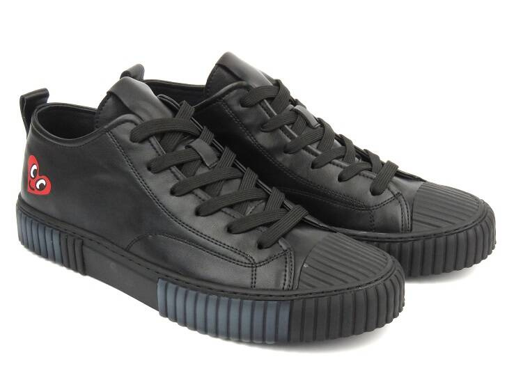 Pánské kožené tenisky - JOHN DOUBARE HD19958V1-6A, černé