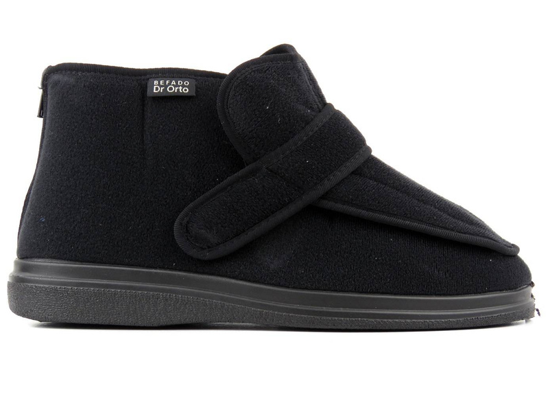 Pánské preventivní a zdravotní pantofle se zipem - Befado Dr Orto 987M002, černé