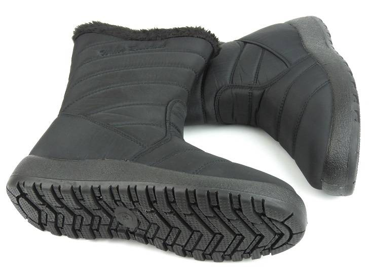 Vysoké dámské sněhule na zip - NOVINKY 20SN26-3044, černé