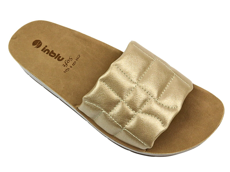 Dámské žabky s flitry - INBLU Mimi, šedé