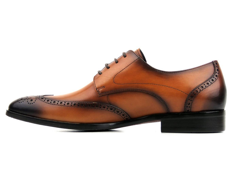 Vysoce kvalitní pánské kožené kalhoty - JOHN DOUBARE E22-1-436, hnědé