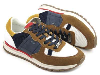 Pánská sportovní obuv, tenisky GOE JJ1N4001, hnědé