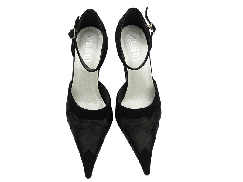 Elegantní lodičky na podpatku – ALSKI 227 Černé