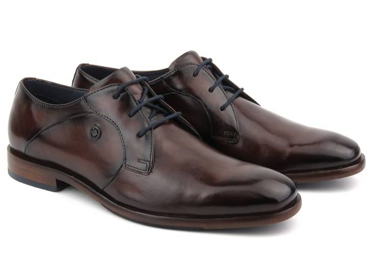 Elegantní pánské kožené boty - BUGATTI 311-A5Q06-1000, hnědé