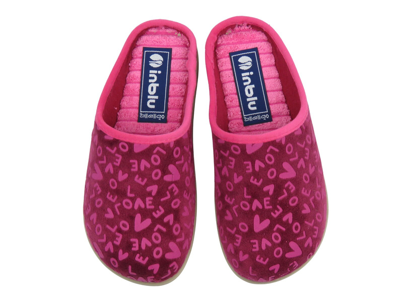 Měkké dámské domácí pantofle Inblu ET-32, vínové