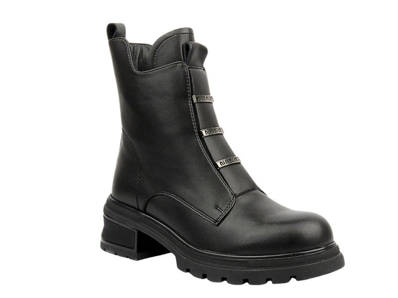 Černé dámské kozačky - Filippo DBT4147, černé