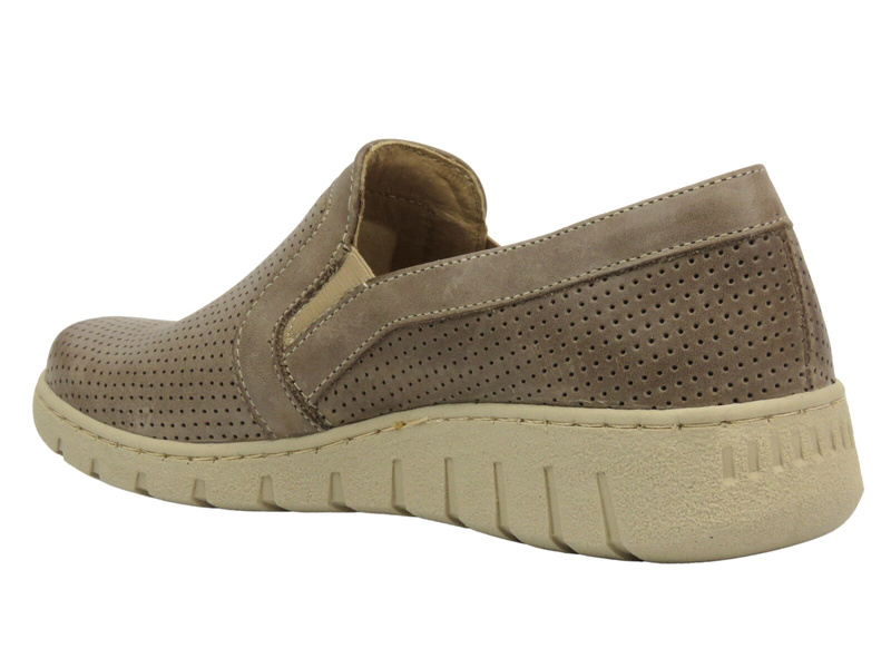 Dámské nazouváky - Helios Comfort 430, béžová