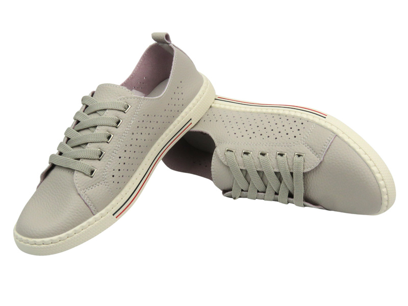 Kožené dámské polobotky - Nika Komfort H-607, béžové