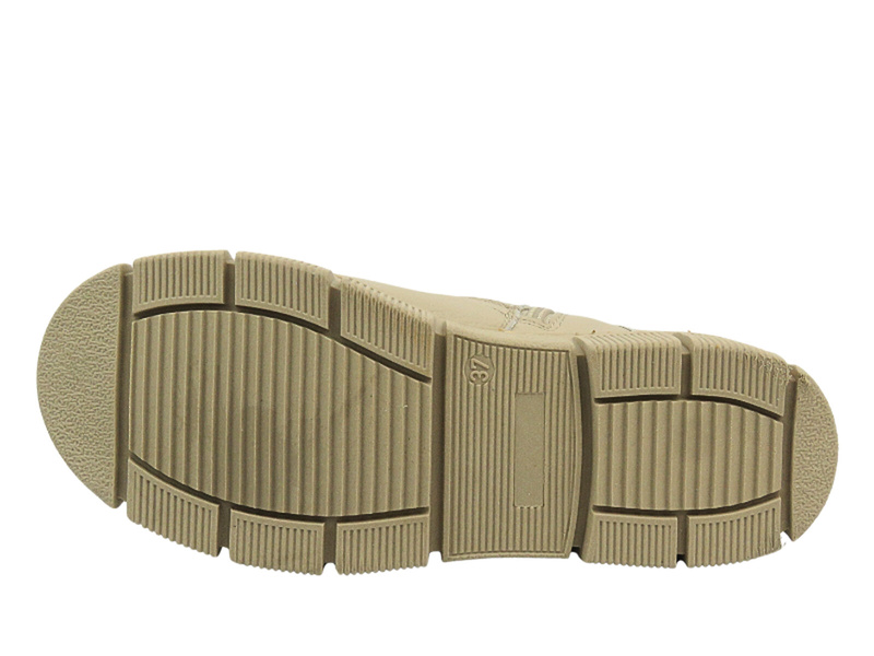 Pohodlné dámské boty z měkké kůže - WASAK 0730, ecru