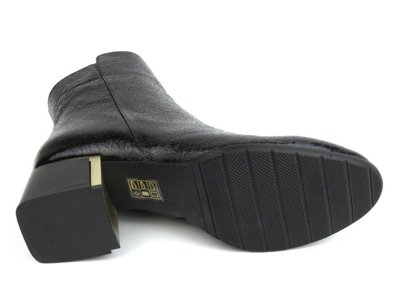 Dámské kotníkové boty na vysokém podpatku - VENEZIA 0085423R, černé