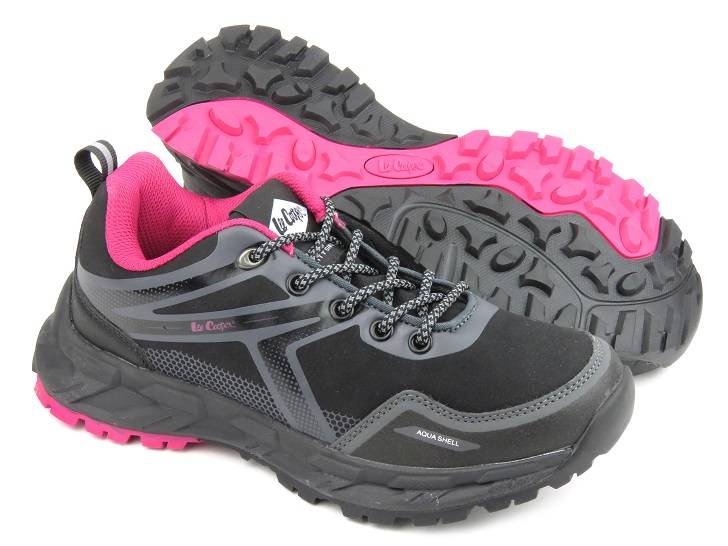 Dámské nízké trekingové kalhoty s Aqua Shell - LEE COOPER 22-01-1370L, černé