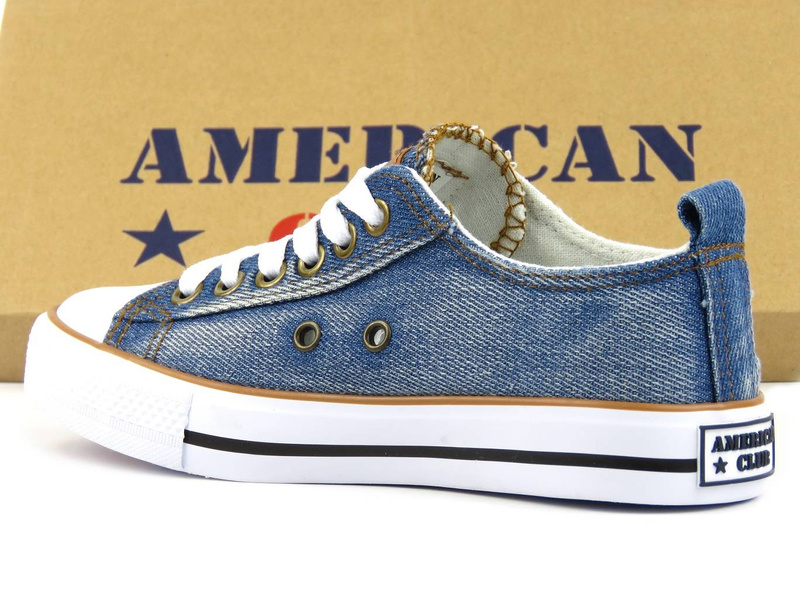 Dětské tenisky AMERICAN CLUB LH 29/21, tmavé džíny