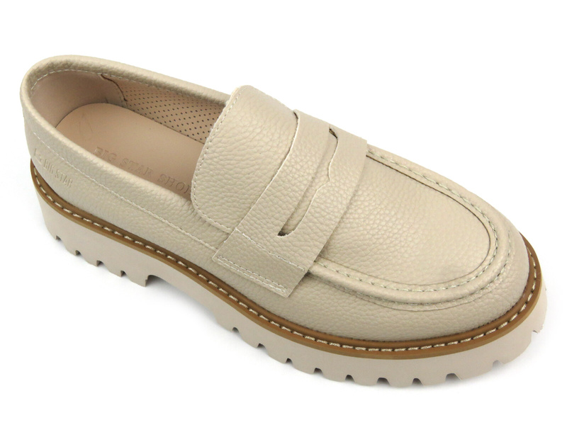 Dámské boty a mokasíny - Big Star NN274050, béžové