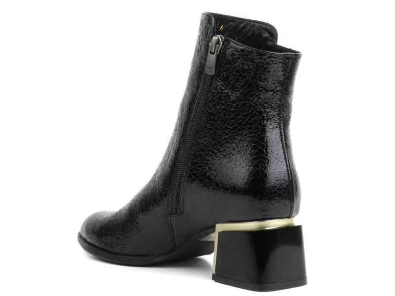 Dámské kotníkové boty na vysokém podpatku - VENEZIA 0085423R, černé