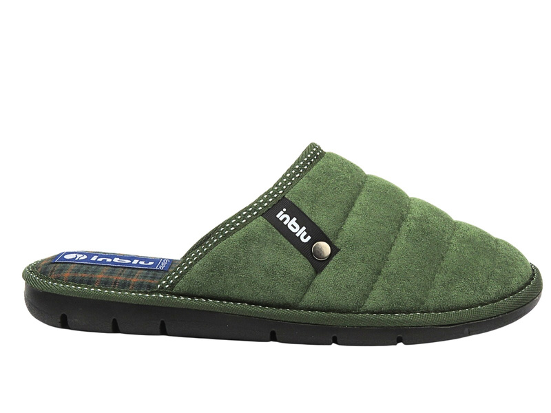 Pánské pantofle z měkkého materiálu - Inblu 91-27, zelené