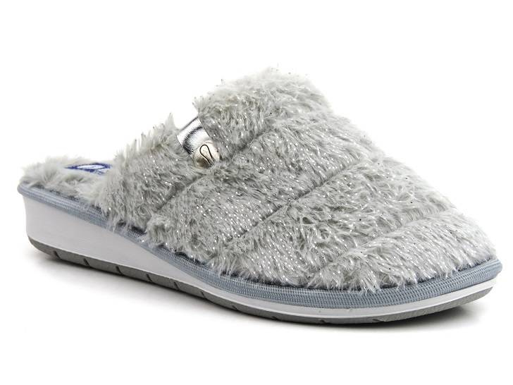Kožešinové, měkké dámské pantofle - INBLU LB-95, šedé
