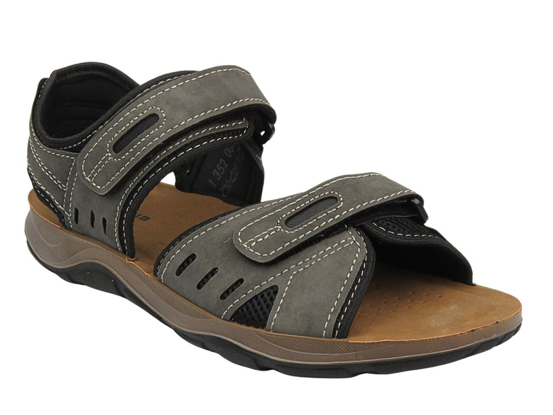 Pánské sandály memphis 1532-003, šedé