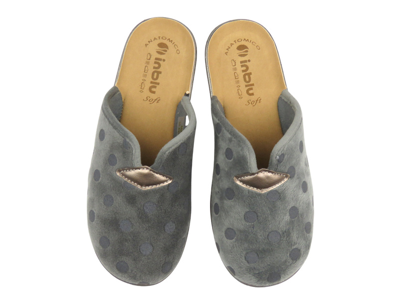 Dámské domácí pantofle Inblu OD‑14, antracitové