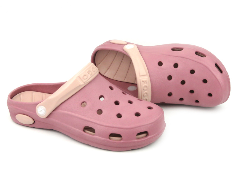 Dámské dřeváky - Realpaks F-600, růžové