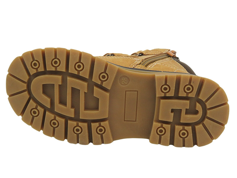 Dětské boty American Club - XD 100/23, hnědé