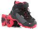 Dětské sněhule, trekingové boty se softshellem - AMERICAN CLUB HL 29/22, černá s červenou
