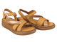 Dámské kožené sandály Nika Comfort 082, hnědé