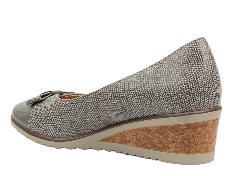 Dámské boty, mokasíny se silnou podrážkou - Potocki 23-21030, béžová