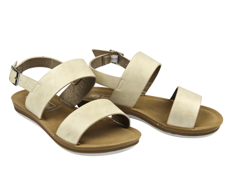 Pohodlné dámské sandály Inblu BA-DSO, bílé