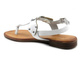Dámské kožené sandály, žabky - VENEZIA B2 6666, bílá
