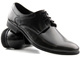 Kožená pánská společenská obuv MOSKAŁA A116, černá