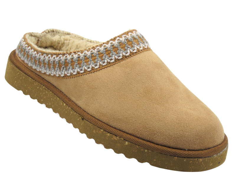 Dámské pantofle INBLU EY-30, hnědé