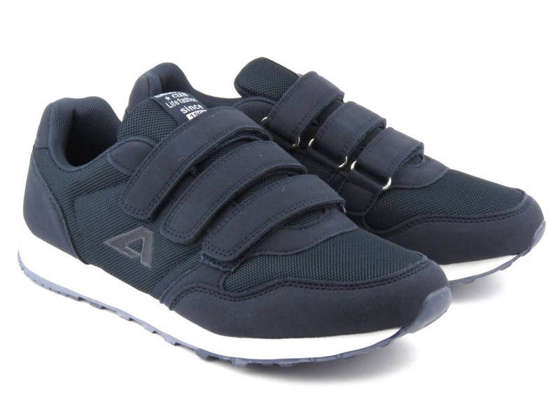 Sportovní obuv a tenisky pro mládež - AMERICAN CLUB WT146/23 / WT147/23, tmavě modrá