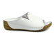 Dámské zdravotní žabky s korkovou stélkou - Inblu VR7B, bílá