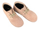 Barefoot kožené minimalistické dámské kotníkové boty - Nika Komfort 28011 béžové