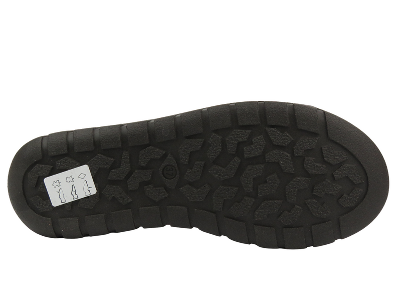 Dámské kožené boty HELIOS Komfort 411, tmavě modrá 3