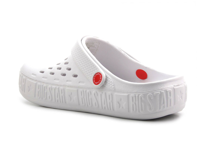 Pánské dřeváky - BIG STAR II175003, bílé