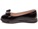 Kožené, lakované balerínky pro děti - WEESTEP R967254185, černá