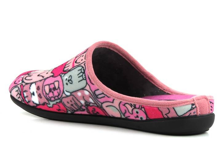 Dámské pantofle jako dárek - INBLU GF-12, růžové s pejsky