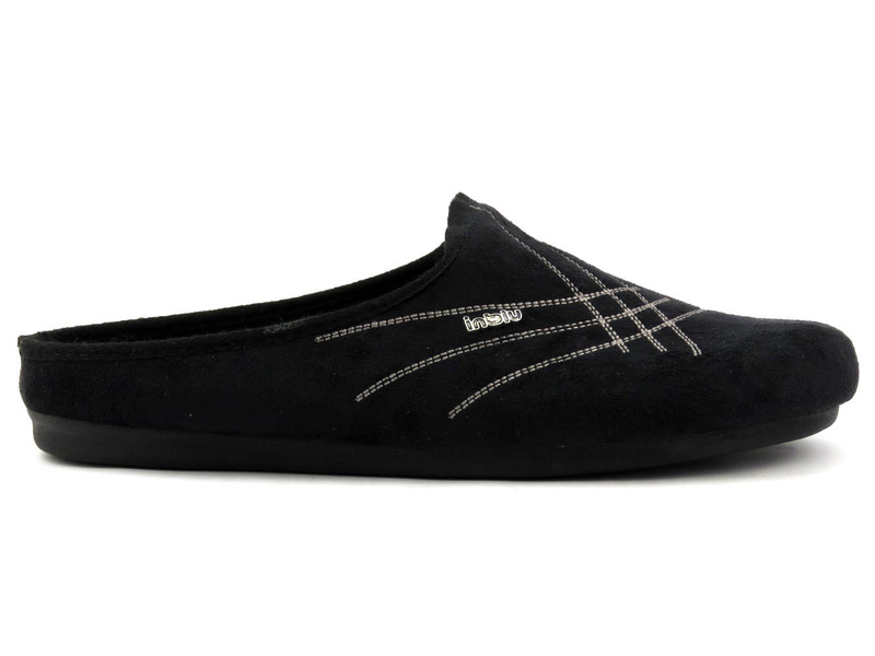 Teplé pánské pantofle - INBLU 155M012, černé