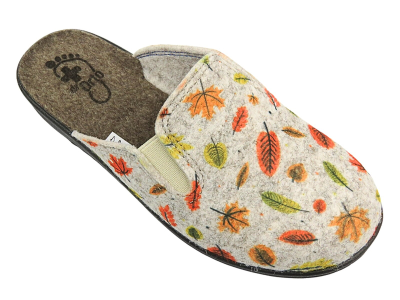 Dámské pantofle pro citlivé nohy - Befado dr Orto 136D002 Orange With Erasers