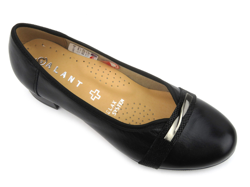 Pohodlné lodičky na vysokém podpatku - GALANT 462, černé