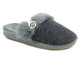 Teplé dámské pantofle - American Club SL06/23 šedé
